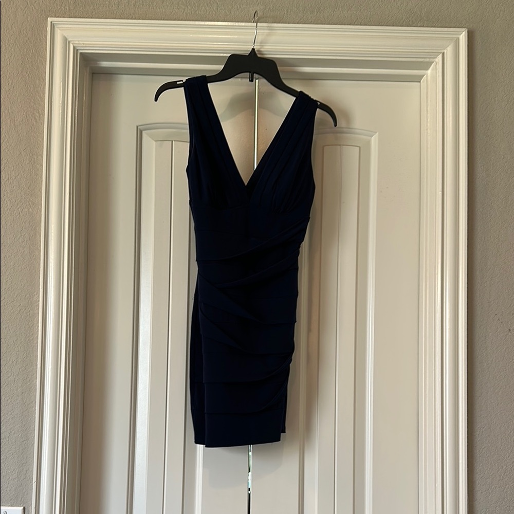 Emerald Sundae Deep Blue Mini Dress
